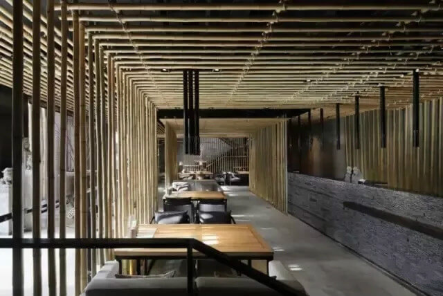 火锅如何让餐厅设计玩转中国风？几根竹子让你眼前一亮！